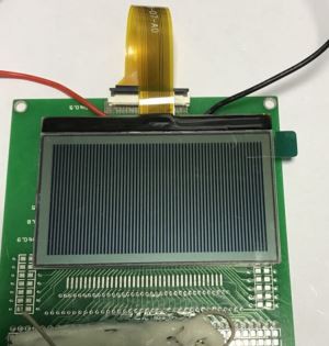 128X128 Negre en blanc LCD gràfic