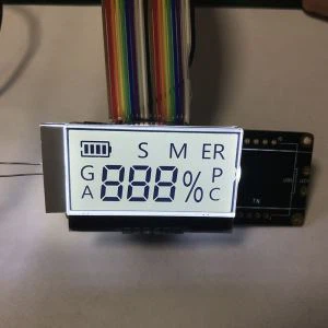 Mòdul LCD de segment personalitzat amb llum de fons