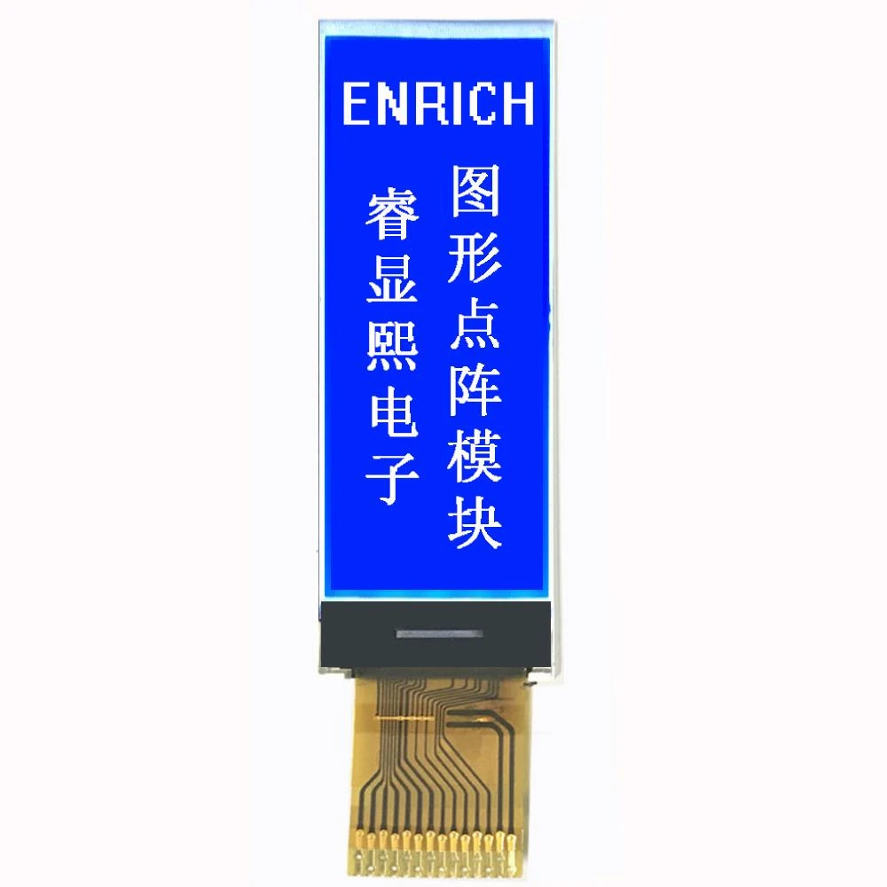 Resolució de pantalla LCD LCD STN (blau) 160 * 48 Lcd monocrom
