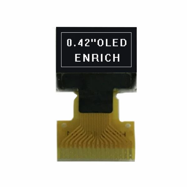 0,42 polzades OLED pantalla I2C interfície